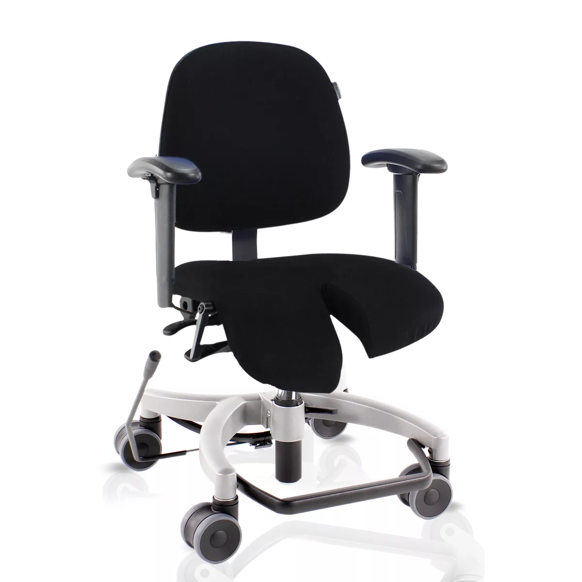 44695e69ac30e6ea5c70386baec606fd64665ee1_siege_coxit_2300_1200x1200.jpg Siège de bureau ergonomique Coxit avec assise spéciale pour positionnement dissocié des jambes