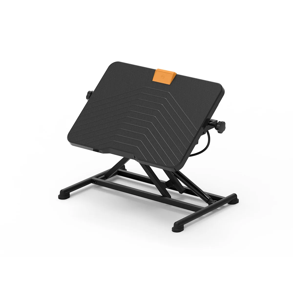 471e24dbce4626efe6e96c604bd272d62665a87a_Repose_pieds_RPE250_72dpi_RVB_1200x1200_4.jpg Repose-pieds ergonomique RPE250 avec plateau incliné jusqu’à 40°, base stable antidérapante et structure robuste, adapté aux postes de bureau et au télétravail.