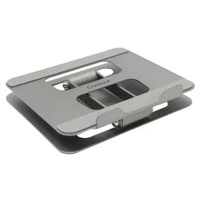 Support de PC portable Contour Laptop Riser, vue de face avec système de réglage en hauteur
