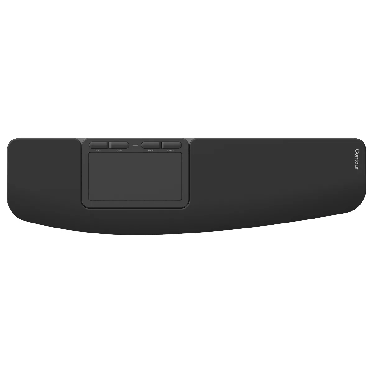 d323562d5011fa8127aba4afb7486c3b6653c179_contour_touch_72dpi.jpg Pavé tactile Contour Touch noir avec repose-poignet intégré.
