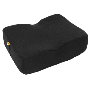 Coussin repose-jambes RJ952 noir en mousse à mémoire de forme