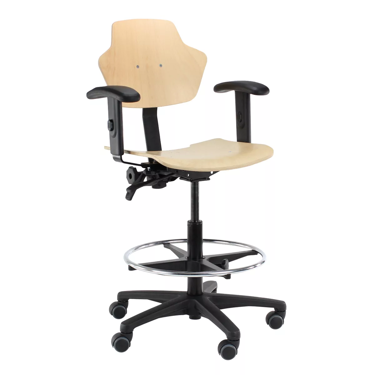 9c1ad04acff13b8c3f05349f635a948aae57ea1d_Siege_Spirit_hetre_72dpi_1200x1200.jpg Chaise ergonomique Spirit qui s'intègre dans de nombreux environnements de travail comme industries, caisses, laboratoires, hôpitaux