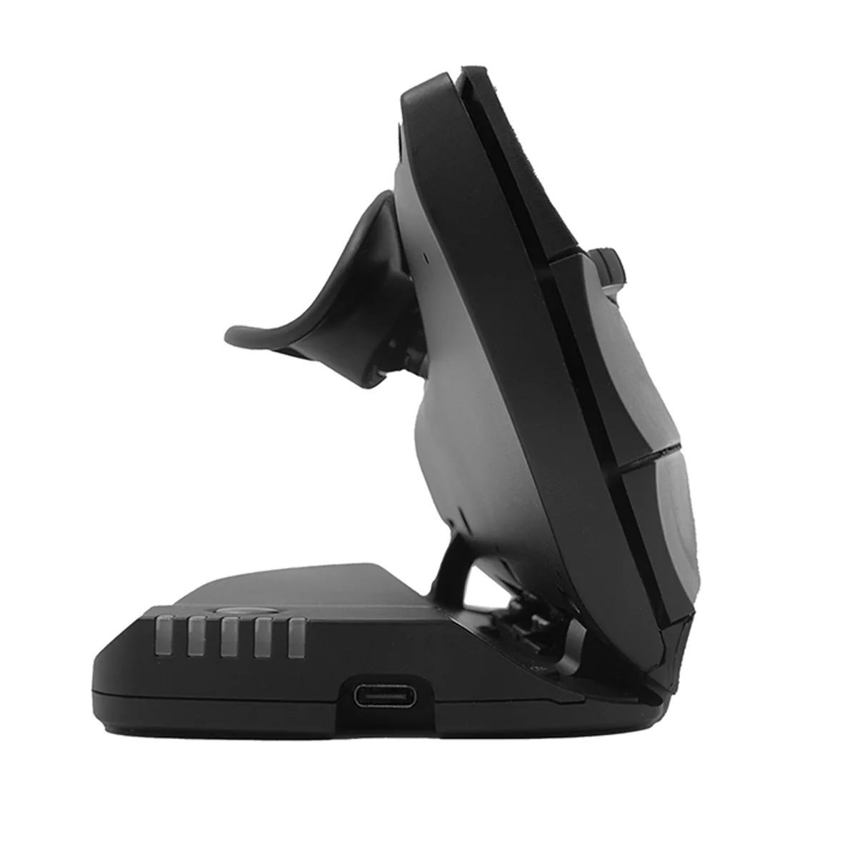 cb5f887884080d449acc8b71afe01d1c72b87a8d_Unimouse_72dpi_1200x1200_verticalite_70_degres.jpg Souris Contour Unimouse noire avec ouverture à 70 degrés