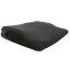 Coussin d'assise Airtech noir, forme ergonomique avec mousse à mémoire de forme et poignée de transport